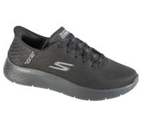 Skechers Homme Go Walk Flex New World Slip-In ENTRAINEUSE, Black Textile/Synthetic, 43.5 EU