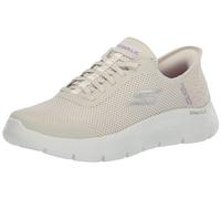 Skechers Go Walk Flex Grand Entry Baskets à Enfiler sans Les Mains pour Femme, Ecru, 10 Narrow