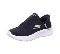 Skechers Go Walk Flex Hands Free Slip-ins - Grand Entry Baskets à enfiler sans les mains pour femme, noir/blanc, 36 EU