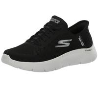 Skechers Go Walk Flex Hands Free Slip-ins - Grand Entry Baskets à enfiler sans les mains pour femme, noir/blanc, 36 EU