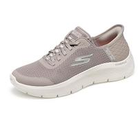 Skechers Baskets Go Walk Flex Hands Free Grand Entry – À enfiler sans les mains Femme Taupe 43 EU
