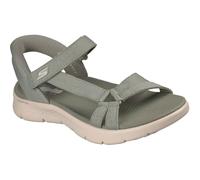 Skechers GO Walk Flex Illuminate Sandales, Textile sauge, 38 EU