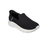 Skechers Chaussures femme GO Walk Flex Relish Basket – Noir textile, liseré blanc – 40,5 EU