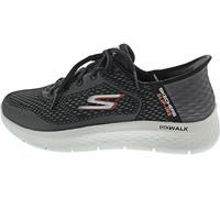 Skechers Go Walk Flex - New World Baskets pour Homme, Noir/Orange, 47 EU