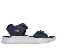 Skechers GO WALK Flex Sandal - Antigua Beach Chaussures Moyen Width en Bleu Marine/Orange, Pointure 42