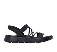 Skechers Sandales Plates GO Walk Flex Emma pour Femme, Noir, Pointure 42