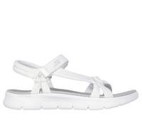 Skechers GO WALK Flex Sandal - Sublime Chaussures Moyen Width en Blanc/Gris, Pointure 38, Vegan