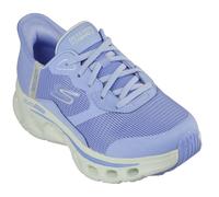 Skechers Go Walk Glide Step 2.0 Belah Baskets à Enfiler Mains Libres pour Femme, Bleu/Citron Vert, 38.5 EU