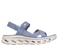 Skechers GO WALK Glide-Step 2.0 Sandal - Camden Chaussures Moyen Width en Bleu-Violet, Pointure 38, Vegan, Lavable en machine