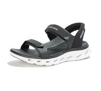 Skechers Go Walk Glide Step 2.0 Sandales de sport mains libres pour homme, noir/blanc, 48.5 EU