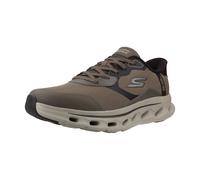 Skechers Baskets Homme Go Walk Glide-Step 2.0-Zac Slip-ins mains-libres Taupe foncé 41 EU