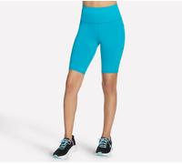 Skechers GO WALK High-Waisted 10 Inch Bike short en Bleu Marine/Vert, Pointure Grand