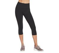 Skechers Go Walk High Waisted Capri Legging Joggings, Black, Large Femme
