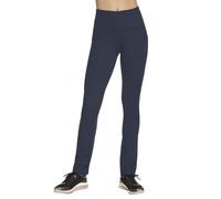 Skechers Go Walk High Waisted Pant Joy - 4-Way Stretch, Moisture-Wicking, Layered Waistband Leggings, Bleu Marine, X-Small Petite Femme