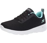 Skechers Go Walk Joy 15641 Baskets pour Femme, Taille Moyenne, Noir Bleu Clair, 41 EU