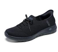 Skechers Go Walk Joy Abby Baskets à enfiler mains libres pour femme, noir/noir, 40 EU