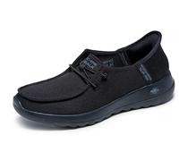 Skechers Go Walk Joy Chaussures décontractées à Enfiler pour Femme avec Bout Mocassin, Noir/Noir, 40 EU