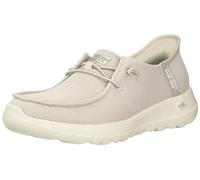 Skechers Go Walk Joy Chaussures décontractées à Enfiler pour Femme avec Bout Mocassin, Taupe, 39.5 EU