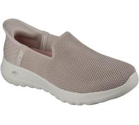 Skechers Go Walk Joy Vela Slip On Runners Womens Taupe 6 (39) Female