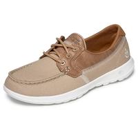 Skechers Go Walk Lite - Coral Chaussures Bateau Femme Beige (Natural) 41 EU