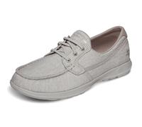 Skechers Go Walk Lite - Isla, Chaussures Bateau Femme, Beige (Taupe), 38.5 EU