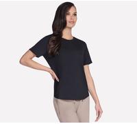 Skechers GO WALK Luxe Rib T-shirt en Noir, Pointure Grand