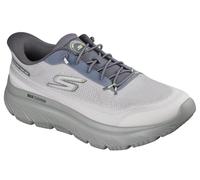 Skechers GO Walk Max Baskets rembourrées Hyper Burst Zoltar pour Homme, Textile/Bordure Anthracite Vert Citron, Pointure 40
