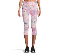 Skechers Go Walk Seascape Floral Capri Leggings, Crème/Multicolore, XXL Femme