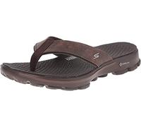 Skechers Go Walk Stag, Flip Flop Homme | Slip mains libres, semelle intérieure en mousse à mémoire de forme refroidie à l'air, rembourrage ULTRA GO, piliers flexibles
