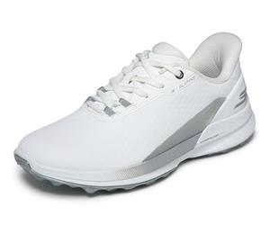 Skechers Go Women's Synthetic Upper Lace-up Spike Less Chaussures de Golf pour Femme Blanc/argenté Taille 35,5 EU