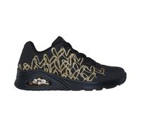 Skechers Baskets basses Uno Golden Heart Jaune d'or/Noir Taille 35