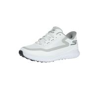Skechers Golf Flite Chaussures de Golf sans Crampons pour Homme, Blanc/Gris, 13 Wide