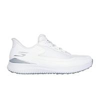 Skechers Golf Women's Flight Slip-in Spikeless Golf Shoe Sneaker, White Silver, 11