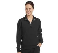 Skechers GOLUXE Rib 1/4 Zip, Noir Vif., S