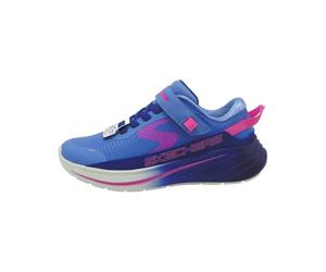 Skechers Gore and Strap Baskets W Mono Mesh Runners pour Fille, Violet, 33 EU