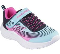 Skechers Gore And Strap Ombre Sparkle Mesh S Runners Girls Marine/Multicolore C9 (26) Female