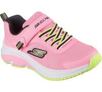 Skechers Gore And Strap Solid Mesh Sneaker W Runners Girls Rose 1.5 (34) Female