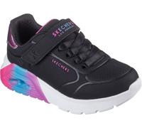 Skechers Gore & Strap Embossed Sneaker W Met Court Trainers Girls Noir/Multicolore C13 (32) Female