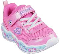 Skechers Gore & Strap Thematic Wrap Sneaker Runners Girls Rose C6 (23) Female