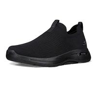 Skechers Gowalk Baskets de marche décontractées à enfiler pour homme, Bordure en textile noir., 47 EU