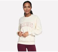 Skechers GoWalk Everywhere Crew Top en Blanc Cassé, Pointure XL