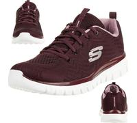 Skechers Graceful - Get Connected - Wine Polyester Größe : 39 Normal