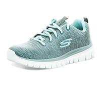 Skechers Graceful Twisted Fortune, Basket Femme, Grise, 24.5 EU