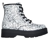 Skechers Gravlen Hi Bottine, Noir/argenté, 33.5 EU