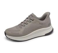 Skechers Hands-Free Slip-ins Bobs Squad 4 Baskets Homme, Couleur : Taupe foncé, 42 EU