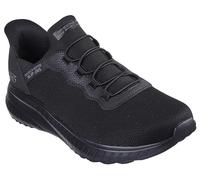 Skechers Hands Free Slip-ins Bobs Squad Chaos-Daily Hype Baskets à enfiler mains-libres pour homme, noir, 13 Wide
