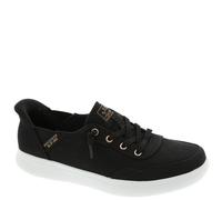 Skechers Hands Free Slip-Ins Skip Cute - B Baskets à Enfiler pour Femme, Noir/Blanc, 8.5 Wide