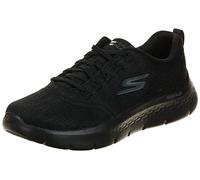 Skechers Go Walk Flex-Relish Baskets mains libres pour femme, Noir/blanc, 7 Wide