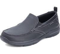 Skechers Men's Harper-Forde Loafer, Black Leather, 9 UK