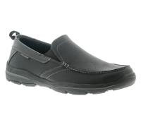 Skechers Harper Forde Mocassins Décontractés Slip On Noir UK 10 Homme